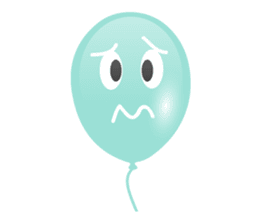 Balloon color Face sticker #7984576