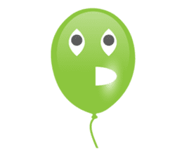 Balloon color Face sticker #7984600