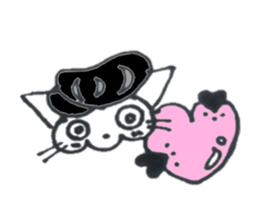 skeletons (cat and mouse) sticker #7984887