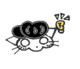 skeletons (cat and mouse) sticker #7984895