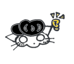 skeletons (cat and mouse) sticker #7984895