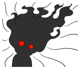 Woman tired sticker #7985028