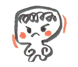 Painful person head sticker #7985228