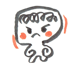 Painful person head sticker #7985228