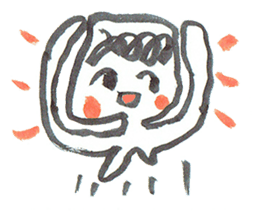 Painful person head sticker #7985236