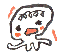 Painful person head sticker #7985238