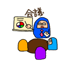 DARUMA for Businessman. sticker #7985408