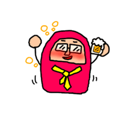 DARUMA for Businessman. sticker #7985430