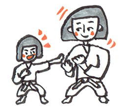 People who love martial arts sticker #7985536