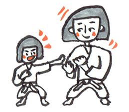 People who love martial arts sticker #7985536