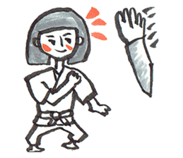 People who love martial arts sticker #7985539