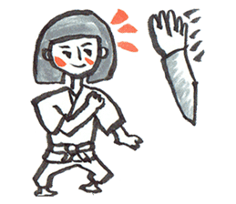 People who love martial arts sticker #7985539