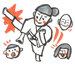 People who love martial arts sticker #7985542