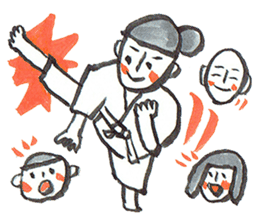 People who love martial arts sticker #7985542