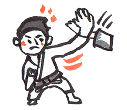 People who love martial arts sticker #7985551