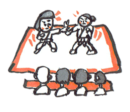 People who love martial arts sticker #7985554