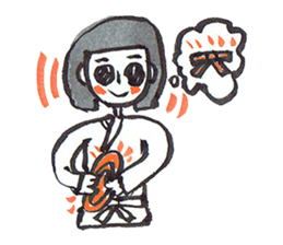 People who love martial arts sticker #7985556