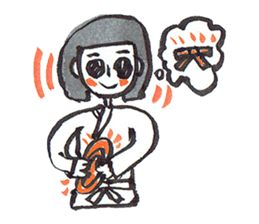 People who love martial arts sticker #7985556