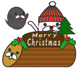 winter vacation of sticker sticker #7985966