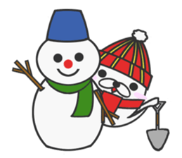 winter vacation of sticker sticker #7985968