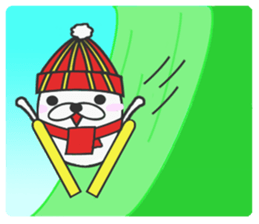 winter vacation of sticker sticker #7985974