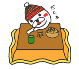 winter vacation of sticker sticker #7985976