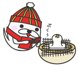 winter vacation of sticker sticker #7985979