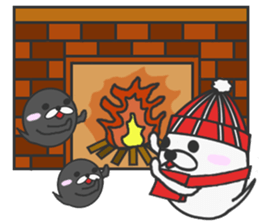 winter vacation of sticker sticker #7985981