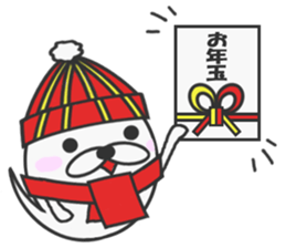 winter vacation of sticker sticker #7985991