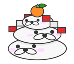 winter vacation of sticker sticker #7985992