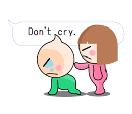 not cute is two people english talk. sticker #7986514