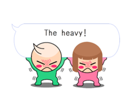 not cute is two people english talk. sticker #7986515