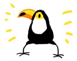 Happy Toco Toucan sticker #7986737