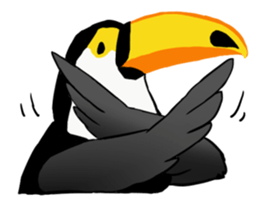 Happy Toco Toucan sticker #7986751