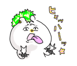 He is like a polar bear. sticker #7986764