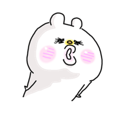 He is like a polar bear. sticker #7986775