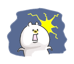 He is like a polar bear. sticker #7986795