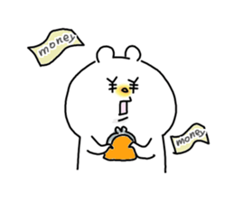 He is like a polar bear. sticker #7986798