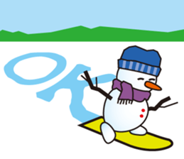 Snowman fei sticker #7987450