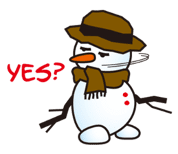 Snowman fei sticker #7987455