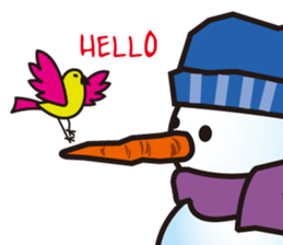 Snowman fei sticker #7987456