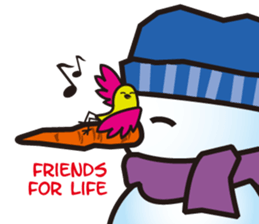 Snowman fei sticker #7987458