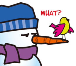 Snowman fei sticker #7987459