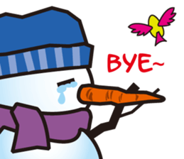 Snowman fei sticker #7987460