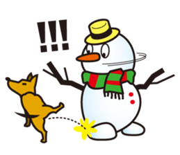 Snowman fei sticker #7987461