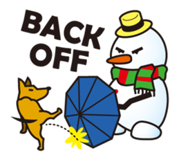Snowman fei sticker #7987462