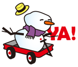 Snowman fei sticker #7987468