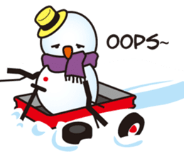 Snowman fei sticker #7987469