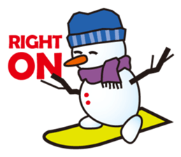 Snowman fei sticker #7987473