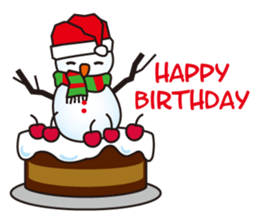 Snowman fei sticker #7987476